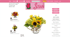 Desktop Screenshot of flowersbysusan.com